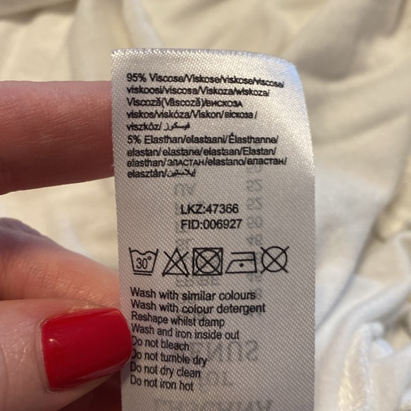 Venus Lascana white feather belted dress - Picture 3 of 3